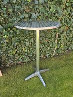 Bartafel statafel bistrotafel, Tuin en Terras, Tuintafels, Ophalen, Gebruikt, Rond, Aluminium