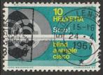 Zwitserland 1967 851Blind, Gest, Ophalen of Verzenden, Gestempeld