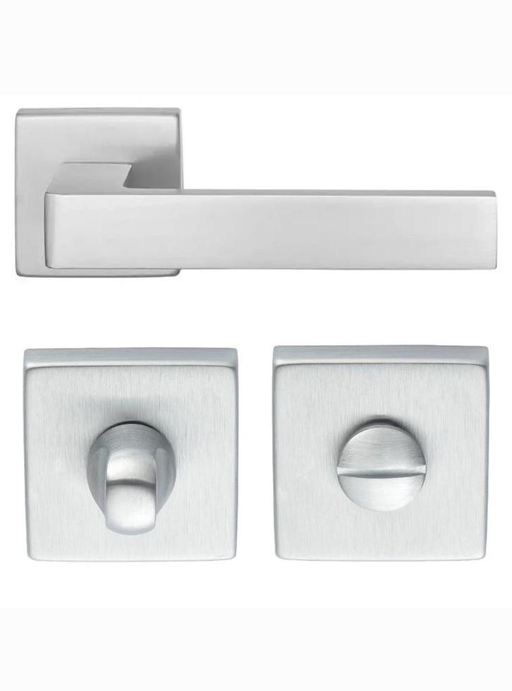 Deurkrukken, Doe-het-zelf en Verbouw, Hang- en Sluitwerk, Nieuw, Klink of Kruk, Chroom, Ophalen
