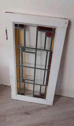 Glas in lood raam, Doe-het-zelf en Verbouw, Glas en Ramen, Ophalen, Gevelraam of Ruit, Gebruikt, Minder dan 80 cm