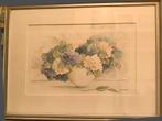 Aquarel Yvonne Oude Elferink - Botanisch - Ingelijst, Ophalen of Verzenden