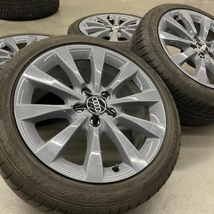 ZGAN Originele Audi A3 8Y 8V 8P 18" Velgen Zomer 6MM Dunlop, Auto-onderdelen, Banden en Velgen, Banden en Velgen, Zomerbanden