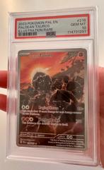 Paldean Tauros #218 PSA 10, Ophalen of Verzenden, Nieuw, Losse kaart, Foil