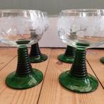Lucky Vintage Franse  Roemer glazen met Druivenmotief - Set, ., Overige typen, Ophalen of Verzenden, Zo goed als nieuw
