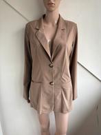 Studio Anneloes travelstof lange blazer maat M bruin print, Kleding | Dames, Jasjes, Kostuums en Pakken, Maat 38/40 (M), Studio Anneloes