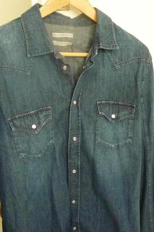 Jacob Cohen shirt L, Kleding | Heren, Overhemden, Zo goed als nieuw, Halswijdte 41/42 (L), Blauw, Ophalen of Verzenden