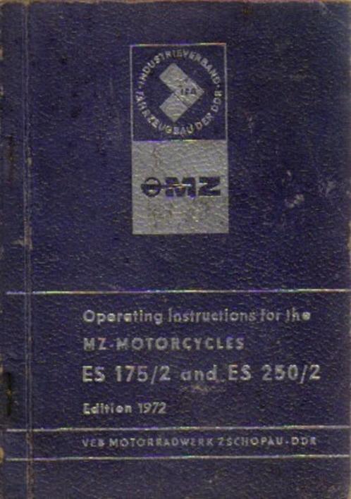 MZ Trophy ES 175/2 + ES 250/2 manual handleiding (5100z), Motoren, Handleidingen en Instructieboekjes, Overige merken, Ophalen of Verzenden