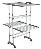 Droogrek wasrek wasdroogrek 2-laags wieltjes GRATIS BEZORGD!, Tuin en Terras, Droogmolens en Wasrekken, Verzenden, Nieuw, Wasrek