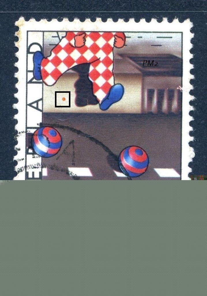 postz. plaatfouten { k34 }, Postzegels en Munten, Postzegels | Nederland, Gestempeld, Na 1940, Ophalen of Verzenden