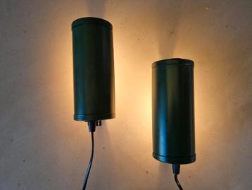 2 postmoderne vintage minimalistiche bed lampjes. beschikbaar voor biedingen