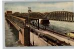 Rotterdam Maasbruggen met tram st 1942 SPARO kleurbeeld, Verzenden, 1940 tot 1960, Gelopen, Zuid-Holland