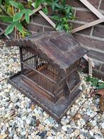 Mooi oud vogelhuisje met originele accessoires, Antiek en Kunst, Ophalen of Verzenden