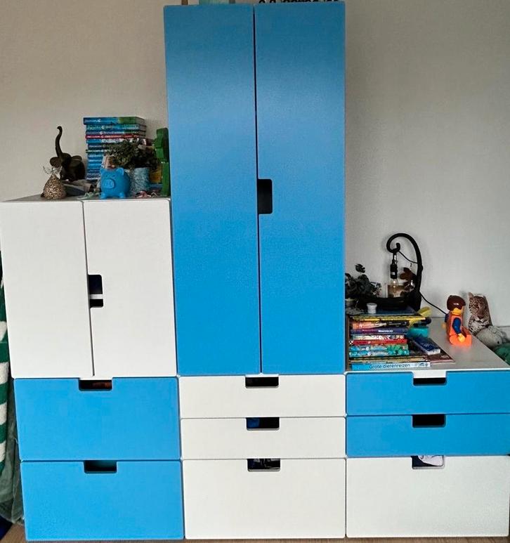 IKEA Stuva Kledingkasten - 3 stuks, Kinderen en Baby's, Kinderkamer | Commodes en Kasten, Gebruikt, Kast, 105 cm of meer, Minder dan 75 cm