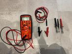Meterman 37XR Multimeter + Meetpennen & Accessoires, Doe-het-zelf en Verbouw, Meetapparatuur, Ophalen of Verzenden, Zo goed als nieuw