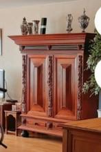 GRATIS Hollandse kast, boekenkast, kunststof schuifdeur, Antiek en Kunst, Antiek | Meubels | Kasten, Ophalen