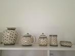 Collectie servies goed met stippen, Huis en Inrichting, Keuken | Servies, Ophalen, Gebruikt, Porselein, Overige stijlen