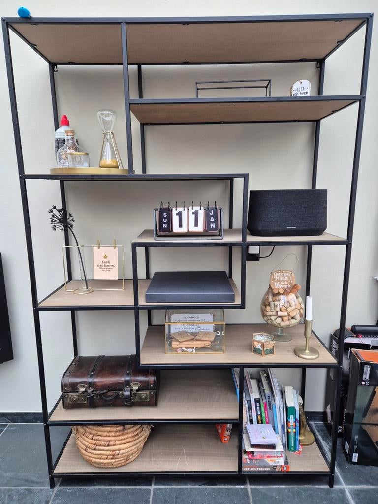 Open kast / roomdivider - 120x40x180 cm - Gebruikt, Huis en Inrichting, Kasten | Boekenkasten, Ophalen, Met plank(en), Gebruikt