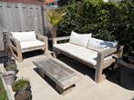 Loungeset teakhout Ibiza outdoor met kussens, Ophalen, Gebruikt, Teakhout, Stoel