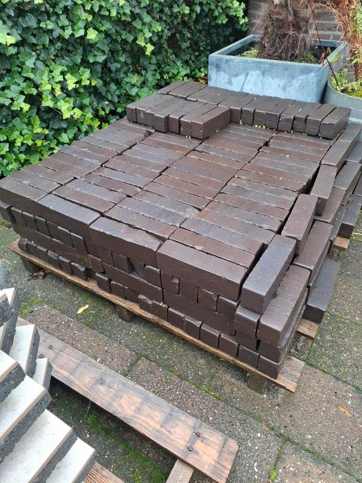 Gebakken Klinkers Bruin (Getrommeld), Tuin en Terras, Tegels en Klinkers, Gebruikt, Klinkers, Overige materialen, Minder dan 5 m²