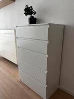 IKEA Kullen Ladekast Wit 5 Lades, Ophalen, 50 tot 100 cm, Zo goed als nieuw, 3 of 4 laden