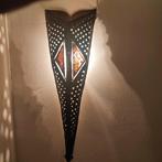 Metalen Marokkaanse voorzetlamp, Ophalen, Zo goed als nieuw, Metaal, Marokkaans