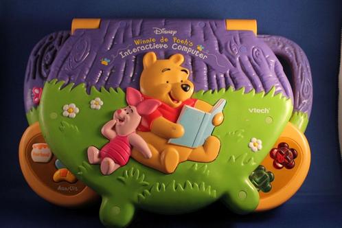 Vtech Interactieve Computer Laptop Winnie de Poeh. K4, Kinderen en Baby's, Speelgoed | Buiten | Voertuigen en Loopfietsen, Gebruikt