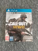 call of duty wwII pro edition (met steelcase) ps4, Ophalen, Vanaf 18 jaar, Shooter, 1 speler