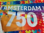 Amsterdam 750 Vlag/Tas/Keycord/Slingers Verjaardag Pakket, Ophalen of Verzenden, Nieuw, Versiering, Verjaardag