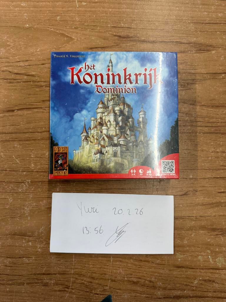 Bordspel Het Koninkrijk Dominion NL Nieuw in seal, Een of twee spelers, Ophalen of Verzenden, Nieuw
