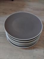 Set van dinerborden - V&D Aardewerk, Huis en Inrichting, Keuken | Servies, Ophalen, Gebruikt, Bord(en), Effen