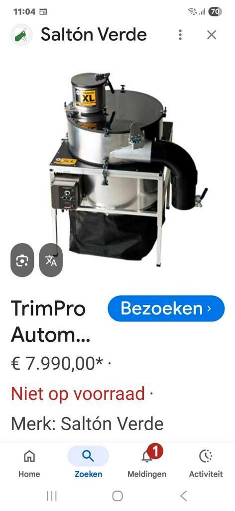 Kweekspullen mooie knipmachine  trimpro automatik large xxl, Tuin en Terras, Kweekspullen, Nieuw, Kweektent, Ophalen of Verzenden