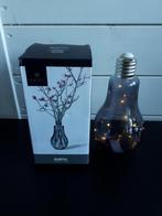 Decovaas/lamp 11 x 23 cm, Huis en Inrichting, Ophalen, Overige kleuren, Nieuw, Glas