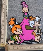 Vintage sticker The Flintstones Pebbles Bam-Bam Dino strip, Ophalen of Verzenden, Zo goed als nieuw, Overige typen