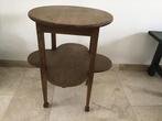 Bijzettafeltje eiken, Antiek en Kunst, Antiek | Meubels | Tafels, Ophalen of Verzenden