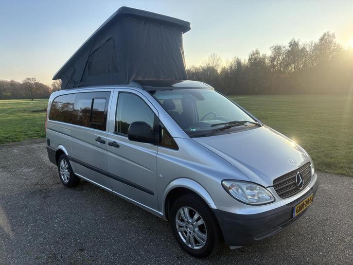 Mercedes-Benz Vito hefdak inbouw 2024 - Off-Grid (bj 2007), Caravans en Kamperen, Campers, Bedrijf, tot en met 4, Buscamper of Camperbus