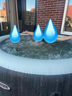 Intex Pure Spa Greywood Deluxe opblaasbare spa - 4 persoons, Tuin en Terras, Bubbelbaden en Hottubs, Ophalen, Gebruikt, Grondzeil