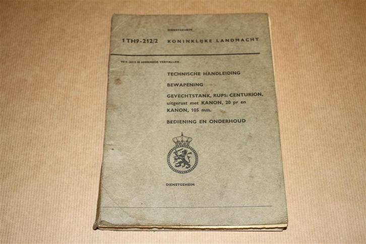 Tech handleiding bewapening gevechtstank, rups - 1969 !!, Boeken, Oorlog en Militair, Gelezen, Overige onderwerpen, Tweede Wereldoorlog