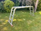 Ladder Aluminium multifunctioneel, 3.60 meter, Ophalen, Zo goed als nieuw, Ladder, Opvouwbaar of Inschuifbaar