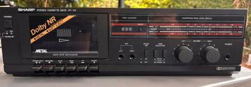 Sharp Stereo Cassette Deck.    Goed lezen! beschikbaar voor biedingen