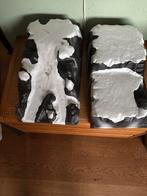 2 Kerst huisjes plateaus 40x25x16 cm, Ophalen of Verzenden, Gebruikt