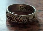 Zilveren ring LOTR (825), Ophalen of Verzenden, Zo goed als nieuw