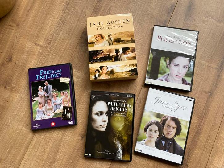Jane Austen & Brontë DVD Collectie, Cd's en Dvd's, Dvd's | Actie, Zo goed als nieuw, Overige genres, Boxset, Alle leeftijden, Ophalen of Verzenden