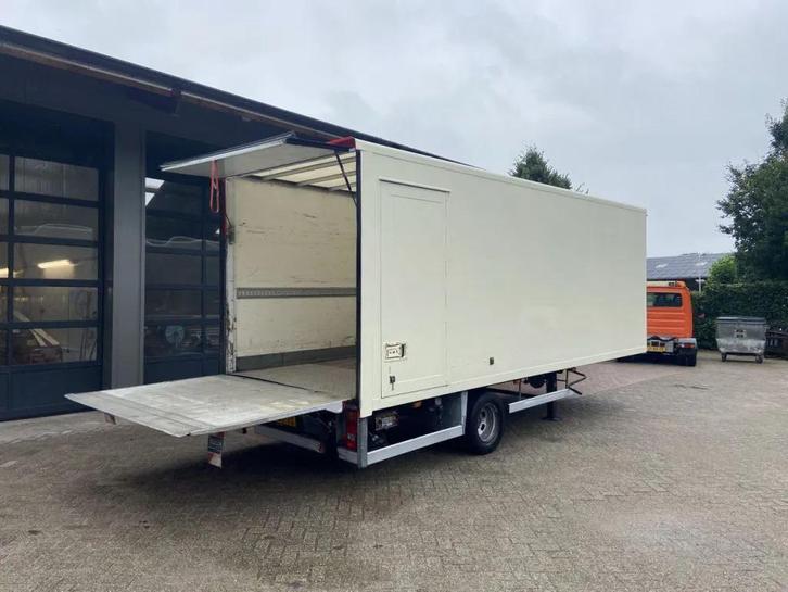 VELDHUIZEN Be oplegger veldhuizen 5.5 ton met laadklep 750 k, Auto's, Vrachtwagens, Bedrijf, Te koop, Aanhangers en Opleggers