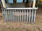 Hekwerk gegalvaniseerd met stalen palen, Ophalen, Gebruikt, IJzer, Spijlenhekwerk