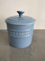 Le Creuset voorraadpot / zoutpot – aardewerk chambray, Ophalen of Verzenden, Nieuw, Overige materialen, Pot, Bus of Blik