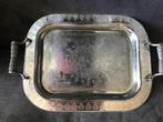 Vintage Dienblad Verzilverd Kingsville., Ophalen of Verzenden, Gebruikt, Rechthoekig, Overige materialen