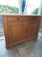 Gepatineerd licht eiken buffetkast 139 breed 94 oogg 52 diep, Ophalen, Gebruikt, 25 tot 50 cm, 100 tot 150 cm