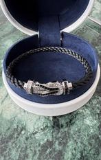 Fred Force Armband Bracelet Maat 17 Zwart Zilver NIEUW, Sieraden, Tassen en Uiterlijk, Armbanden, Ophalen of Verzenden, Nieuw
