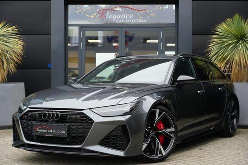 Audi RS6 Avant 4.0 TFSI Quattro 600pk DynamicPlus/Keramisch/, Auto's, Audi, Bedrijf, Te koop, RS6, 360° camera, 4x4, ABS, Adaptive Cruise Control