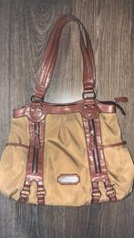 Etienne Aigner Vintage Tas - Kaki & Bruin, Verzenden, Zo goed als nieuw, Bruin, Handtas